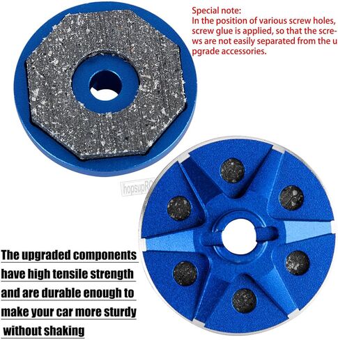 RC 48P&83T Upgrades Parts Spur Gear&Slipper Clutch&Transmission Gear&Slipper Rebuild Kit for 1/10 Slash/Rustler/Stampede/Bandit 2WD(VXL),Pressure Plate Hops up,Titanium in Saudi Arabia