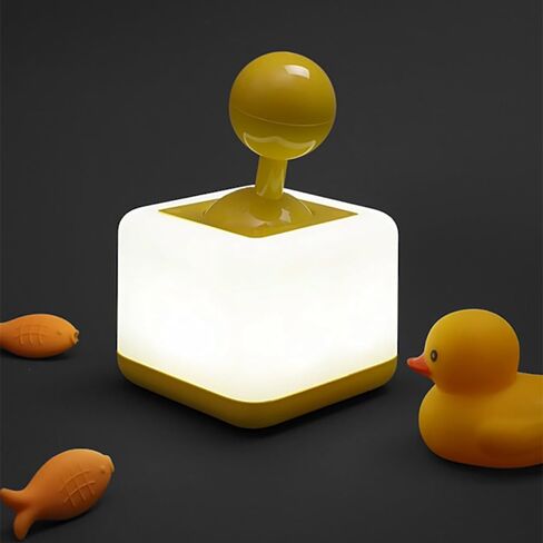 Easy Night Light, Toggle Switch Night Lamp for Bedroom, USB Rechargeable Lamps 2 Light Modes, Stress Relief Toy Nursery Bedside Delay-Off Nightlight for Kids Toddler Boys Girls Birthday, Red in Saudi Arabia