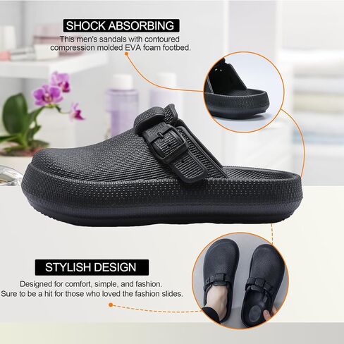 Slip-on Nurse Shoes, Women's Clogs, Mules for Womens, Lightweight Garden Work Shoes, Comfortable Slides Sandals, White in Saudi Arabia