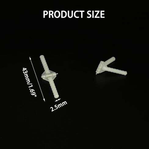 10pcs RC Airplane Plastic Eeedle Inging Dining for RC طائرة مروحية طائرة DIY طراز Fix Fix Fix Wing Parts Plans Plansing (2.5 × 33 ملم) in Kuwait