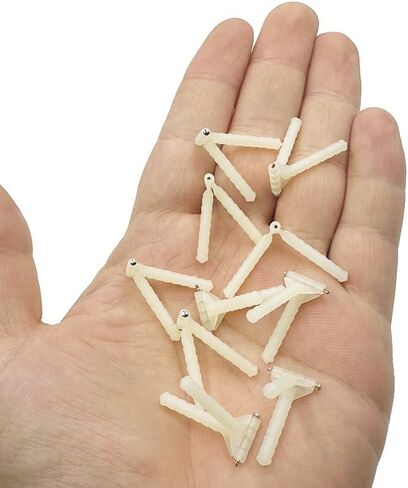 10pcs RC Airplane Plastic Eeedle Inging Dining for RC طائرة مروحية طائرة DIY طراز Fix Fix Fix Wing Parts Plans Plansing (2.5 × 33 ملم) in Kuwait