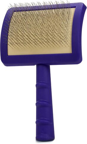 Jelly Pet Universal Slicker Brush for Dogs, Dog Grooming Brush, Remove Tangles and Dead Undercoat, Tuffer Than Tangles, Maltese Shi-Tzu Poodle Bichon, Firm Pins, Teal, Small in Saudi Arabia