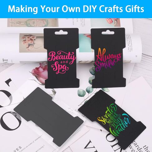 150 Hair Clip Display Cards with Self-Seal Bags - Rectangular Cardboard Holders for Bows, Barrettes, and Hair Accessories Organizing in Saudi Arabia