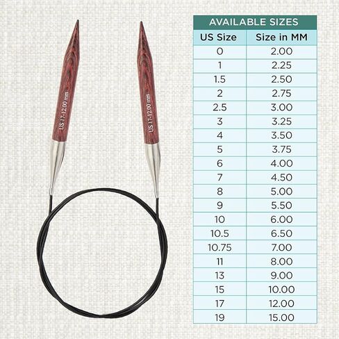 Knitpro Dreamz الإبر الدائرية الثابتة 40 "(100 سم) | الولايات المتحدة الحجم 4 (3.5 مم) - إبر الحياكة للحياكة DIY in Kuwait