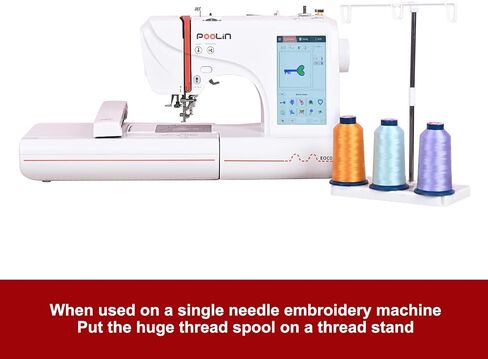 Richword Black Embroidery Thread 4000M(4374Y) 40WT Polyester Thread 100 Colors Selected for Commercial Multi Needles and Single Needle Embroidery Machine 0402 in Kuwait