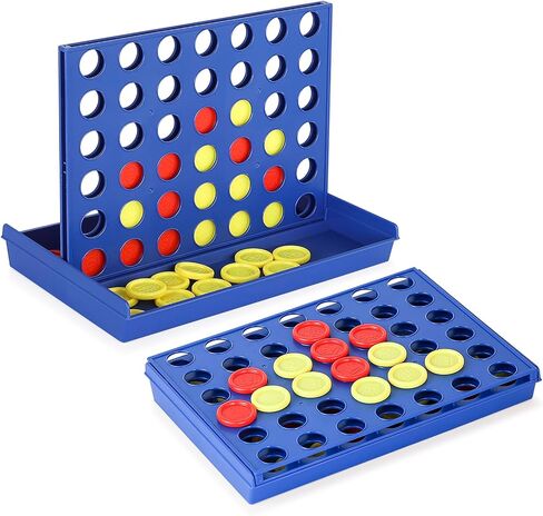 4 in a Row Connect Game Travel Board Game (Small) Mini 7x4.8 Inch in Saudi Arabia