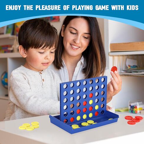 4 in a Row Connect Game Travel Board Game (Small) Mini 7x4.8 Inch in Saudi Arabia