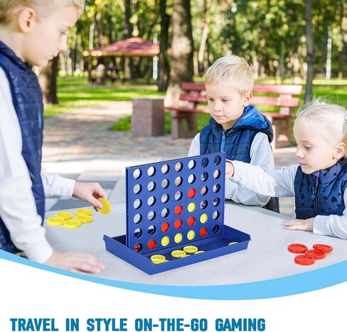 4 in a Row Connect Game Travel Board Game (Small) Mini 7x4.8 Inch in Saudi Arabia