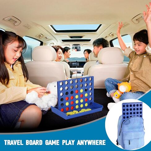 4 in a Row Connect Game Travel Board Game (Small) Mini 7x4.8 Inch in Saudi Arabia
