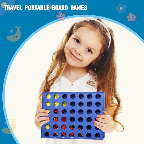 4 in a Row Connect Game Travel Board Game (Small) Mini 7x4.8 Inch in Saudi Arabia