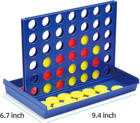 4 in a Row Connect Game Travel Board Game (Small) Mini 7x4.8 Inch in Saudi Arabia