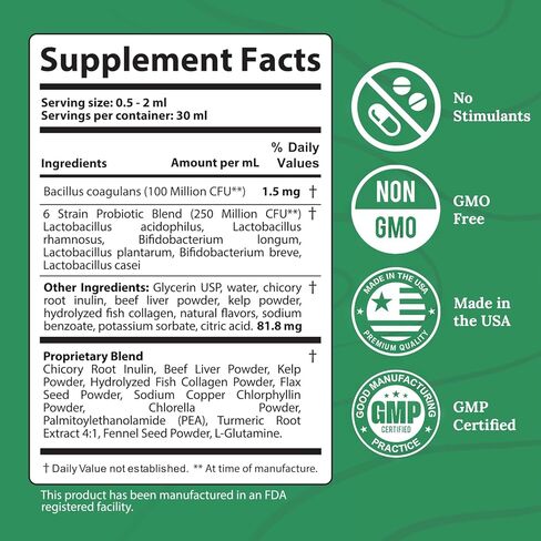 Pawbiotix Liquid probiotics for Dogs - Dog probiotics for Digestive Health | 100% Natural Dog Gut Health probiotics | probiotics for Dogs | Original Formula, Beacon Flavor, 1oz, 3 Month Supply in Saudi Arabia