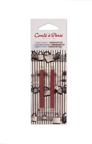 Conté à Paris Sketching Carré Crayons, 2 Pack, White 2B in Saudi Arabia