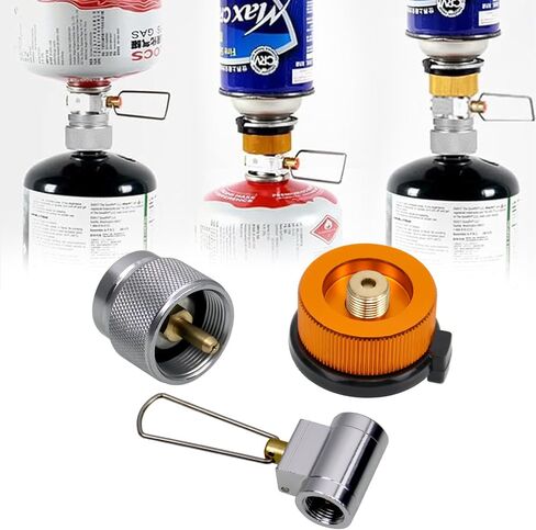 RULLINE Backpacking Fuel Transfer Device Gas Canister Refill Adapter, Portable Outdoor Gas Saver, Camping Canister Vent Valve in Saudi Arabia