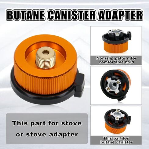 RULLINE Backpacking Fuel Transfer Device Gas Canister Refill Adapter, Portable Outdoor Gas Saver, Camping Canister Vent Valve in Saudi Arabia