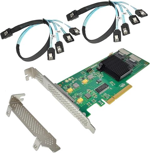 PCI Express 2.0 SAS+SATA HBA 6Gb/s Raid Controller Card, SAS2008 Controller Chip, Same as SAS 9211-8I in Saudi Arabia