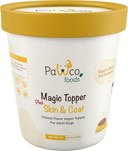 PawCo Magic Topper Hip & Joint Support - Vegan Dog Topper with Omega-3, Grain-Free Meal Enhancer for Senior Dogs, 160g in Kuwait