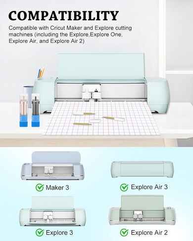 UCEC 40 PCS Premium Fine Point Point Rades متوافقة مع Cricut Maker 4/Maker 3/استكشاف 4/استكشاف AIR 2/AIR 3 آلات القطع ، شفرات القطع البديلة لتقطيع قطع اللمعان فينيل in Kuwait
