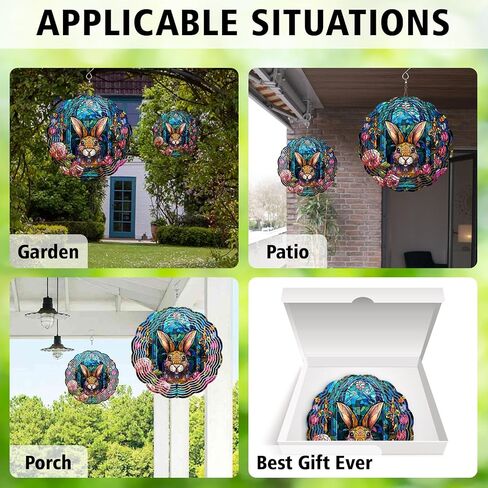 64memory Duck Wind Spinner, Duck Wind Spinner Hanging for Yard and Garden, Unique Gift Wind Spinner, 3D Hanging Wind Spinner Outdoor, Cute Duck Wind Spinner WD in Saudi Arabia