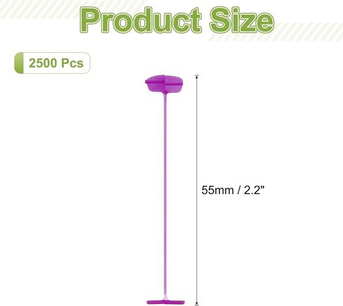 MECCANIXITY 2500 Pcs Standard Tagging Barb Fasteners, 2.2 Inch Pink Tagging Gun Fasteners Tagging Gun Refill Plastic Garment for Clothing Fine Stitch Price Refills Tag Label in Saudi Arabia