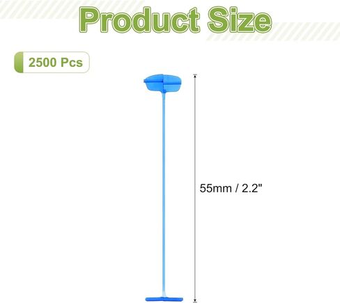 MECCANIXITY 2500 Pcs Standard Tagging Barb Fasteners, 2.2 Inch Pink Tagging Gun Fasteners Tagging Gun Refill Plastic Garment for Clothing Fine Stitch Price Refills Tag Label in Saudi Arabia