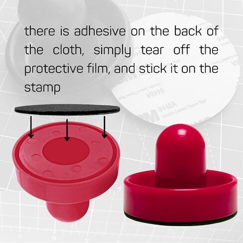 2PCS Rubber Stamp Pressure Tool Red Stamping Brush and Black Stamping Brush Rubber Pressure Tool for Card Making Rubber Stamping Craft Supplies for Scrapbooking DIY Embossing Crafts Stamp Perfect Tool in Saudi Arabia