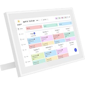 التقويم الرقمي ، 10.1inch Smart WiFi Digital Calendar & Chore Chart ، 1920 * 1080 IPS Touch Screen HD Display لجداول العائلة ، شارك لحظات على الفور من أي مكان