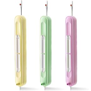 2 في 1 إبرة Threader Seam Ripper 2025 - Thereawatic Needle Threaders لأداة الخياطة اليدوية - 3 حزمة ملحق للخياطة دون عناء لخيوط سريع وإزالة التماس