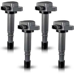 ENA Set of 4 Ignition Coil Pack Compatible with Honda Civic 2001 2002 2003 2004 2005 Acura EL 2002 2003 2004 L4 1.7L Coils for UF307 UF400 UF512 5C1451 E1012 UF307 30520P8EA00 C1460