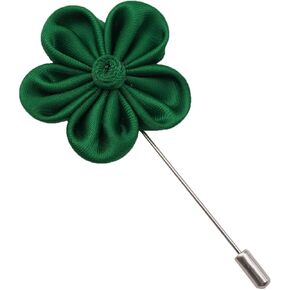 4.5cm Ribbon Fabric Flower buttoniere Suit PIN, Handmade brooch pin Men's Lapel Pin, Groom's Pin, Gift For Father's Day, Anniversary Gift Idea (Brown Mix Cream LIGHT STAR) in Saudi Arabia