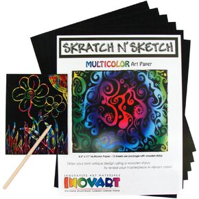 1103 Skratch n' Sketch Multicolor Scratch Paper