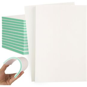 12PCS 4" x 6" Green Rubber Carving Blocks Linoleum Block for Printmaking, Stamp Soft Rubber Crafts, Soft and Easy to Carve