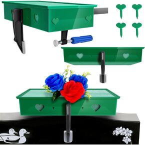 Headstone Flower Saddle - DIY Headstone Flower Saddle 3" to 12" Headstones for Graves with Floral Foam Headstone Grave Blankets Cemetery Floral Holder Tombstone (No Fear of Strong Winds)