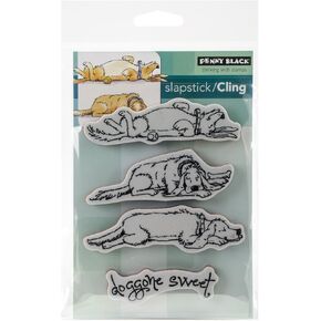 Penny Black 40-391 Doggone Sweet Shlapstick Cling Stamp