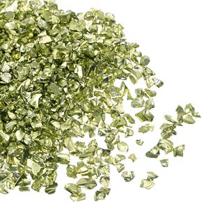 رقائق زجاجية مكسور - [2-4mm × 20g] الذهب الزجاجي المعدني غير المنتظم للذهب لاستخدام فن الأظافر DIY ، السطح الكهربائي in Kuwait