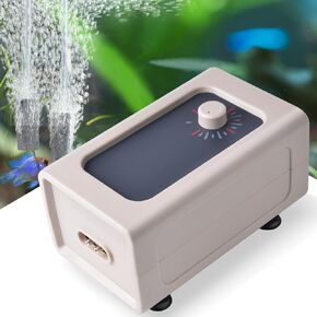 Hitop 5W/7W مضخة هواء حوض السمك الكبيرة ، 110GPH/160GPH مضخة هواء خزان السمك الهادئة والقوية ، Aerator أكسجين قابلة للتعديل من 20-300Gallon خزان/الزراعة المائية مع إكسسوارات كاملة