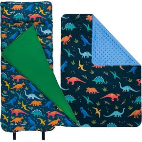 Wildkin Plush Blanket Bundle with Original Nap Mat (Jurassic Dinosaurs)