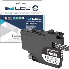 LCL SP-1 SP01 Sublimation Ink Cartridges SP01BKS High Capacity Ink Compatible with Brother Thermo Sublimation SP-1 Printers (1-Pack Black)