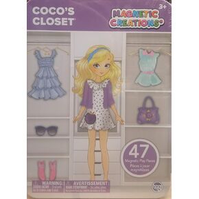 Coco´s Closet 47 قطعة اللعب المغناطيسية