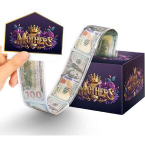 Linelglobal Mother Day Box للحصول على هدية نقدية ، اسحب أموالك لصندوق Mom Day Surprise Money Holder