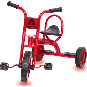 Preschool Kids Tricycles for 5-7 Year olds, Durable Pedal Trike for Boy Girl, Sturdy Metal Frame, Solid Rubber Tires, Ideal Daycare Kindergarten Joyride & Elementary Outdoor Playground Equipment