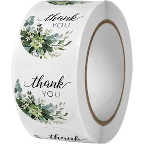 Thank You Stickers - 1 inch Thanksgiving Roll Labels Paw, 500 PCS Thank You Label for Boutiques, Giveaways, Envelope Seals, Small Business,Baking Packaging Cute (YT3)