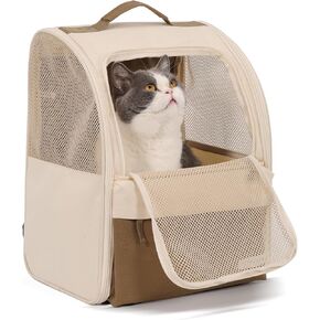 حقيبة ظهر Cat Cat Yakuss ، إطار سلك فولاذي أكثر استقرارًا ، و 600D مقاومة للارتداء من أوكسفورد ، وحقائب كاتال CARRAY CAT CAT مناسبة للسفر