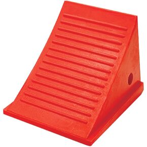 Roadblock UC1500-4.5 Impact-Absorbing Urethane Industrial Wheel Chock, Orange, 4.5 lbs, 11" Length x 7.75" Width x 8" Height