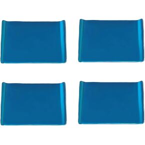 4 PCS Adhesive Magnetic Strips, Under Cabinet Lights Magnetic Stickys, Replacement Magnetic Strips with Adhesive Backing for Magnetic Cabinet Lights (Non-Magnetic)