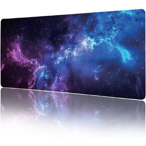 Galaxy Large Desk Pad,Gaming Mouse Pad,31.5 x 15.75 inch,XXL Waterproof&Non-Slip Extended Desk Mat, Keyboard and Mouse Pad,Big Desk Pad Mat for Gaming,Office,Home
