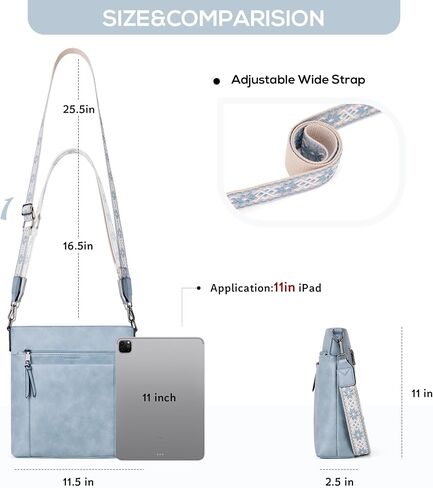Crossbody Bags For Women Medium Crossbody Travel Purses with 4 Card Slots Leather Shoulder Handbags in Saudi Arabia