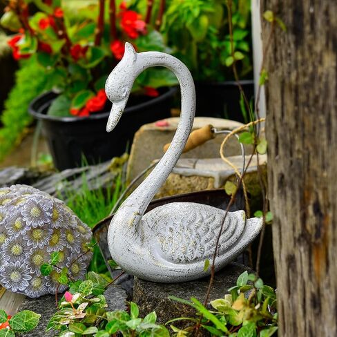 Sungmor Cast Iron Rocking Horse Statue, Home Office Desk Ornament, Vintage Collectible Figurine Decorative Paperweight, Rustic White Small Horse Nostalgia Christmas Decor in Saudi Arabia
