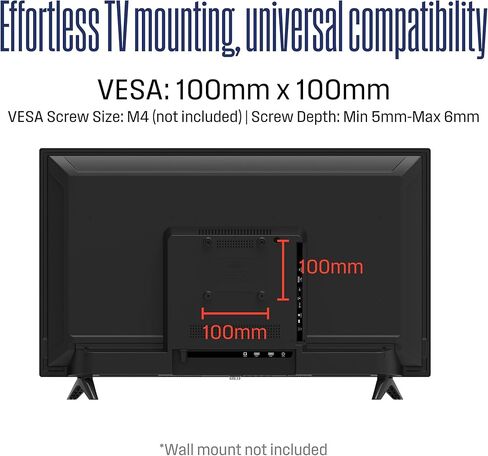 Westinghouse 32 Inch TV, 720p HD LED Small Flat Screen TV with HDMI, USB, VGA, & V-Chip Parental Controls, Non-Smart TV or Monitor for Home, Kitchen, RV Camper, or Office in Kuwait