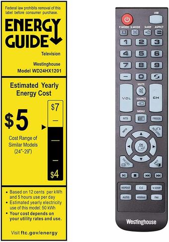 Westinghouse 32 Inch TV, 720p HD LED Small Flat Screen TV with HDMI, USB, VGA, & V-Chip Parental Controls, Non-Smart TV or Monitor for Home, Kitchen, RV Camper, or Office in Kuwait